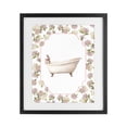 thumbnail image 1 of Stupell Industries French Country Elegant Hydrangeas Bathtub Black Framed Print Under Glass, 13 x 16, by Carol Robinson, 1 of 8