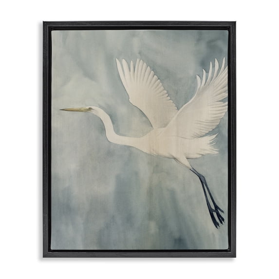 Stupell Industries Traditional Elegant Island Specter Black Floating Frame Canvas Art, 17 x 21, by Grace Popp