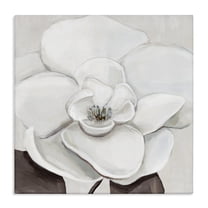 Stupell Industries Elegant Magnolia Bloom Canvas Wall Art design by Hannah Dawson, 17 x 17