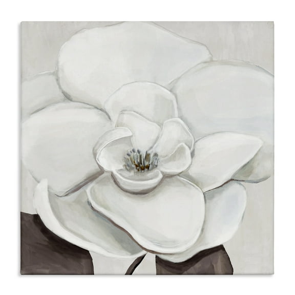 Stupell Industries Elegant Magnolia Bloom Canvas Wall Art design by Hannah Dawson, 17 x 17