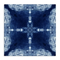 Stupell Industries Elegant Mosaic Style Pattern Abstract Painting Wrapped Canvas Art Print Wall Art, 17 x 17