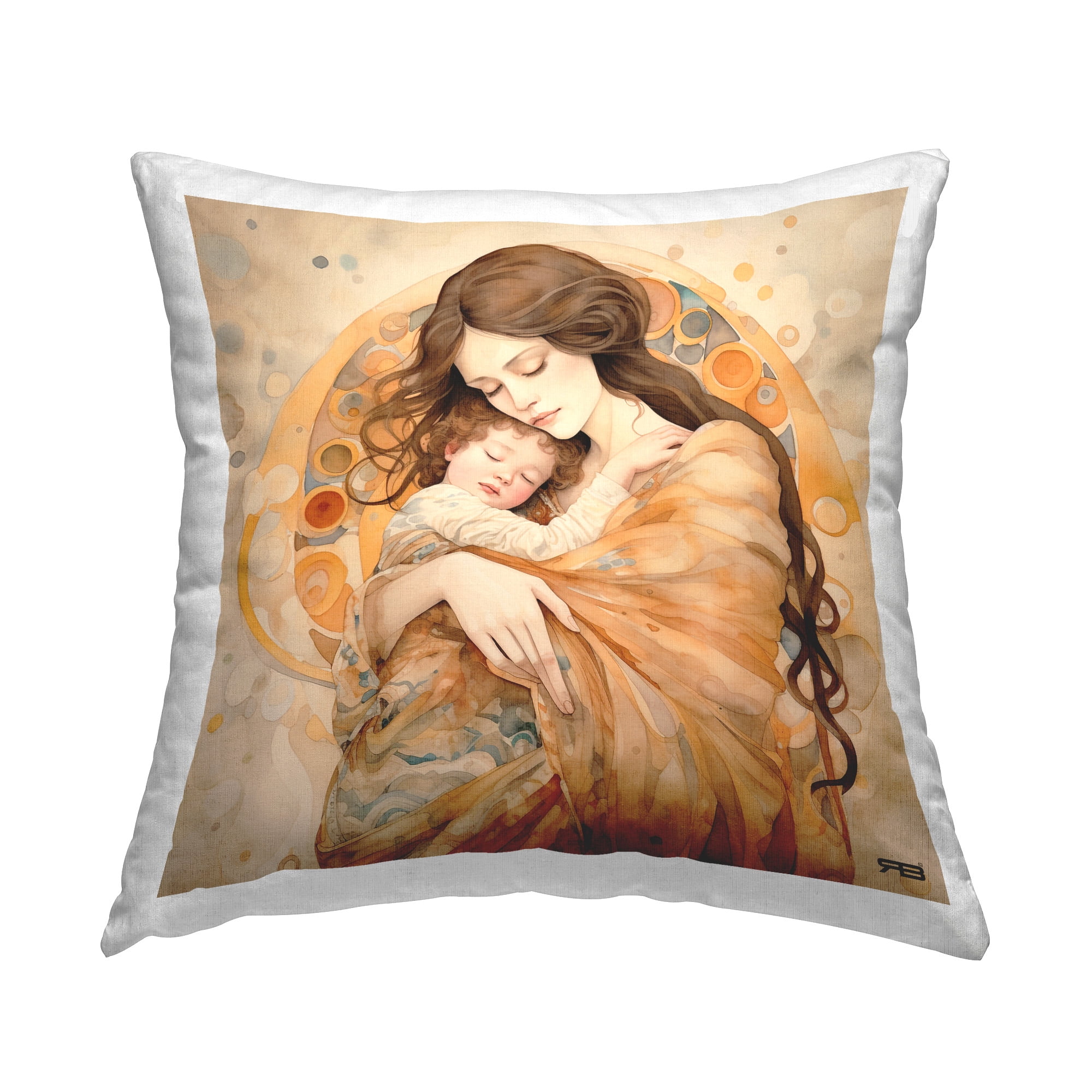 Stupell Industries Elegant Mother & Baby Decorative Printed Throw Pillow Design by RB