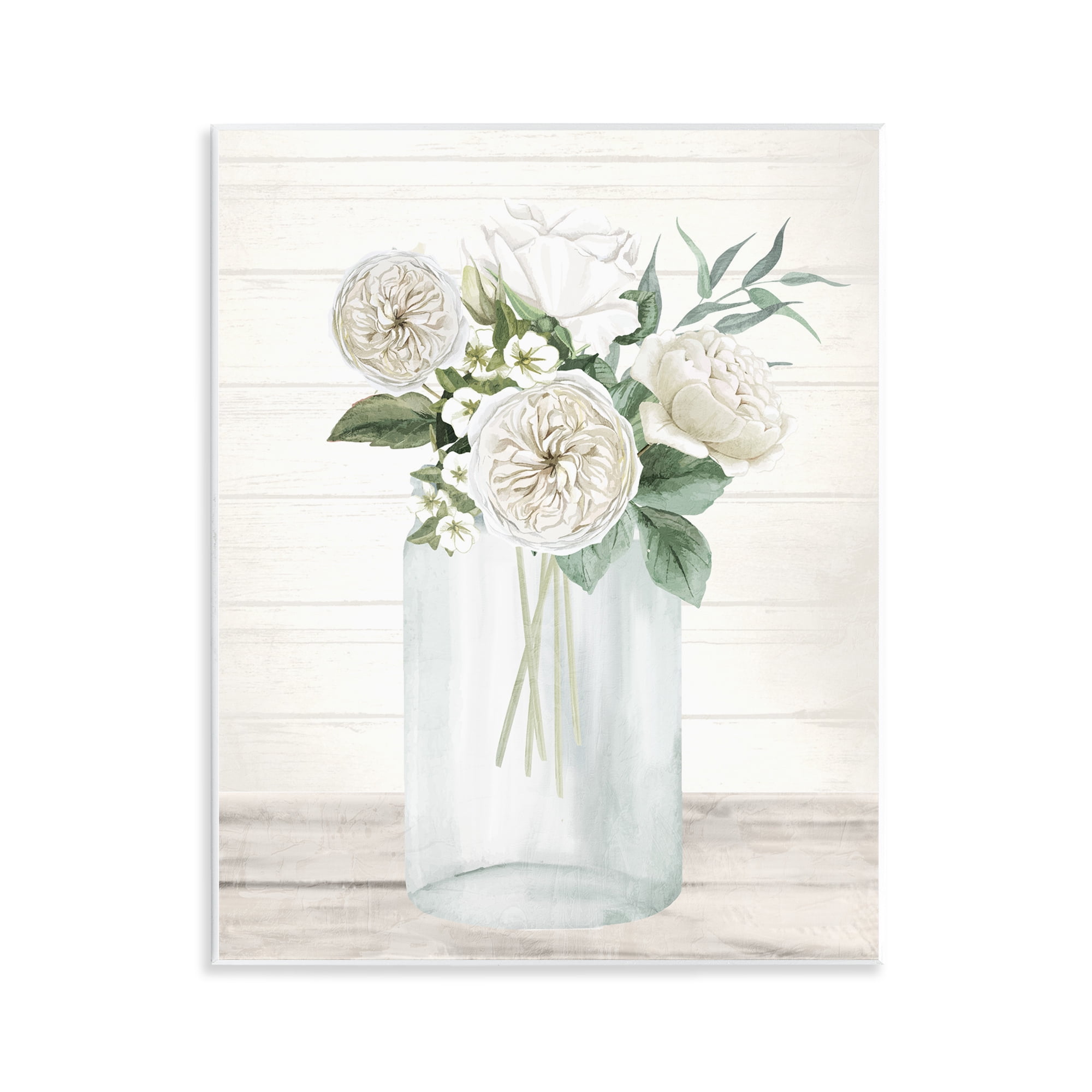 Stupell Industries Elegant Patience Bouquet Wall Plaque Art, design by Kim Allen