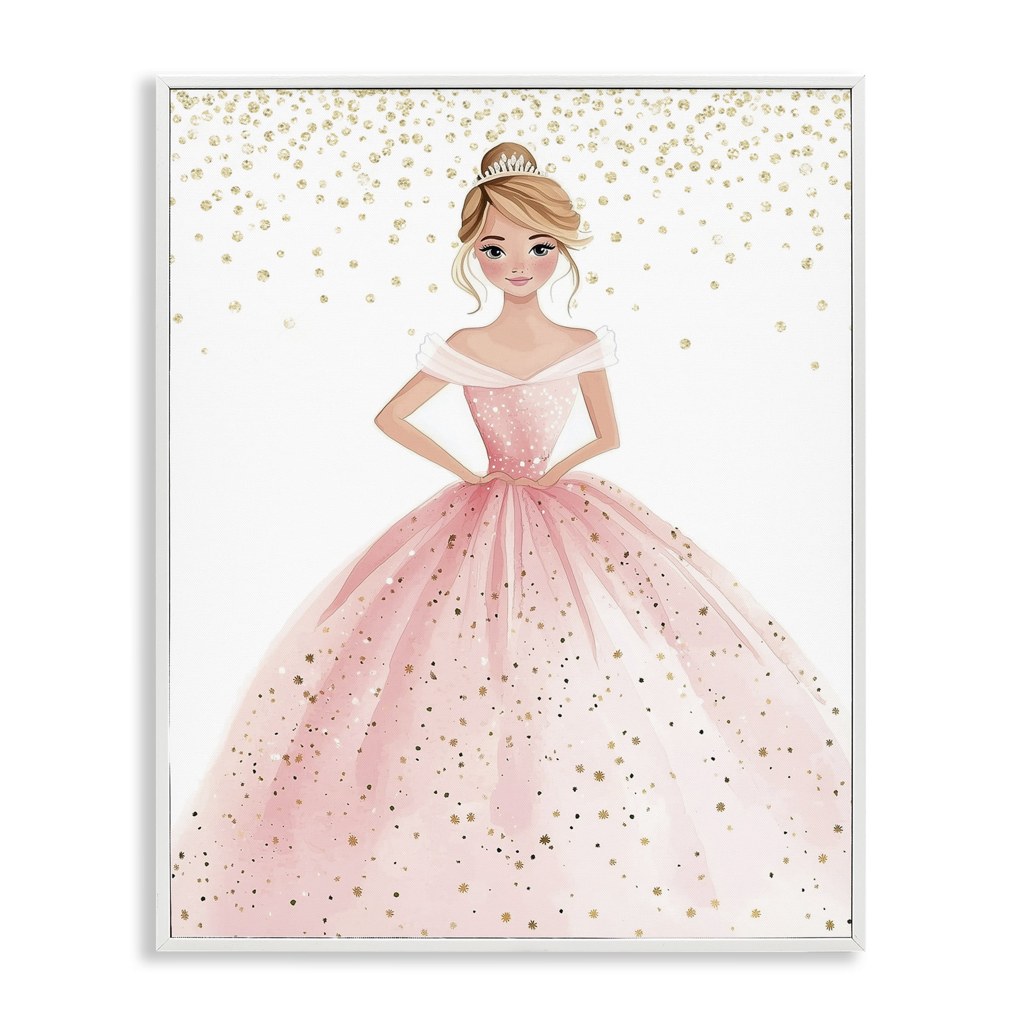 Stupell Industries Elegant Princess Dream White Framed Giclee Art, design by Christine Simpson Art - Walmart.com Stupell Industries Elegant Princess Dream White Framed Giclee Art, design by Christine Simpson Art - Walmart.com
