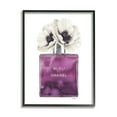 thumbnail image 1 of Stupell Industries Elegant Purple Designer Perfume Bottle Flower Blossom Framed Wall Art, 16 x 20, Design by Amanda Greenwood, 1 of 5