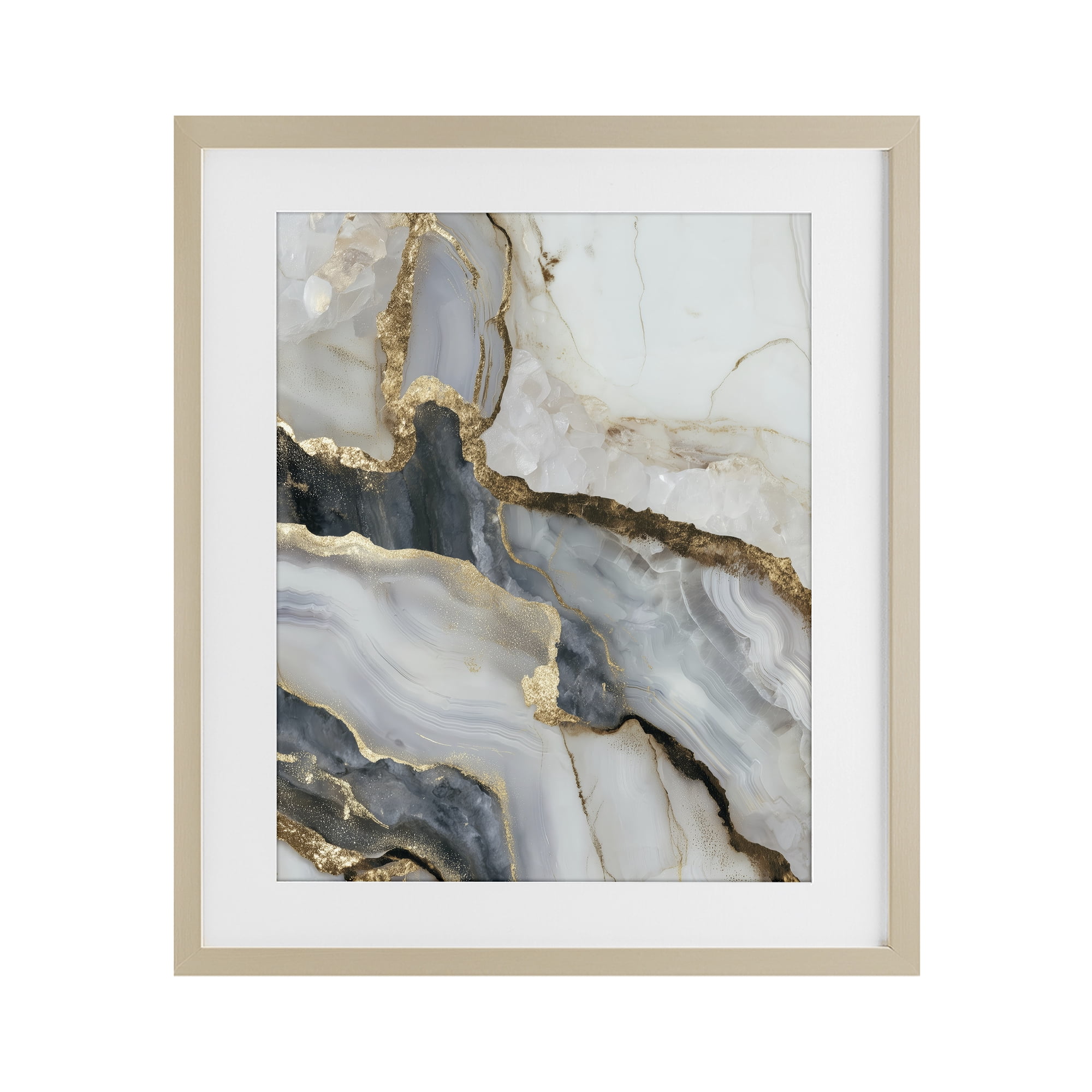 Stupell Industries Elegant Touch of Gold Birch Framed Print Under Glass, design by Svetlana Aleynikova
