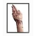 thumbnail image 1 of Stupell Industries Elegant Woman's Hand Pose with Fashion Tattoo Designed by Ziwei Li, 1 of 7