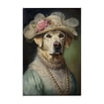 thumbnail image 1 of Stupell Industries Elegant Yellow Labrador Canvas Wall Art design by Wumples, 45 x 30, 1 of 7