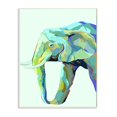 thumbnail image 1 of Stupell Industries Elephant Abstract Shapes Blue Green Animal Design Wall Plaque by Ziwei Li, 1 of 1