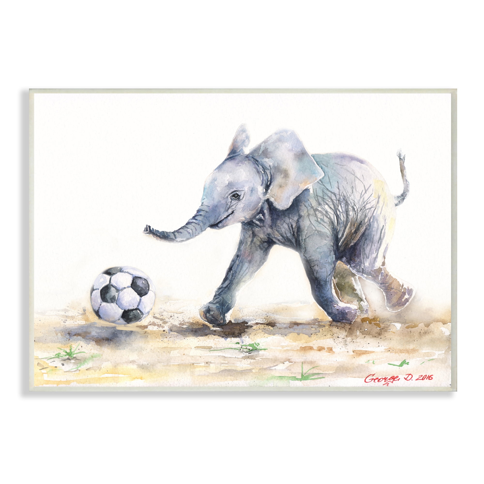 Wandbild “Babykuh” Von George Dyachenko – Gerahmt, 61 X 76 Cm, Braun, Fertig Zum Aufhängen