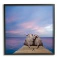 thumbnail image 1 of Stupell Industries Elephants Cuddling on Dock Animals & Insects Painting Black Framed Art Print Wall Art, 12 x 12, 1 of 8
