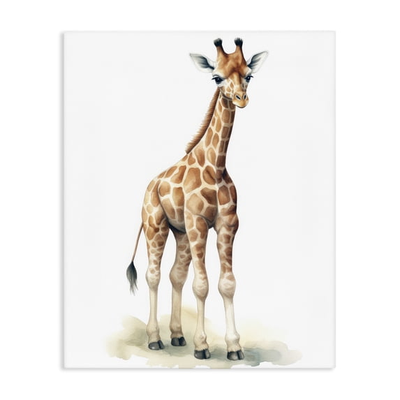 Stupell Industries Eclectic Eloise Long Legs Giraffe Canvas Art, 16 x 20, by Ray Powers
