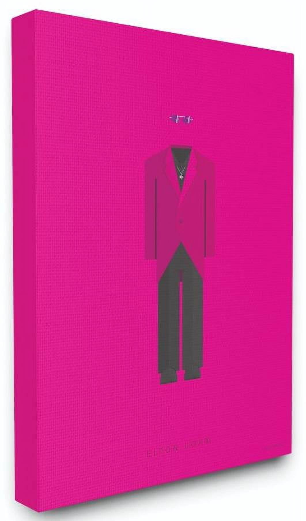 Stupell Industries Elton John Famous People Characters Fashion Design Canvas Wall Art by Fred Birchal