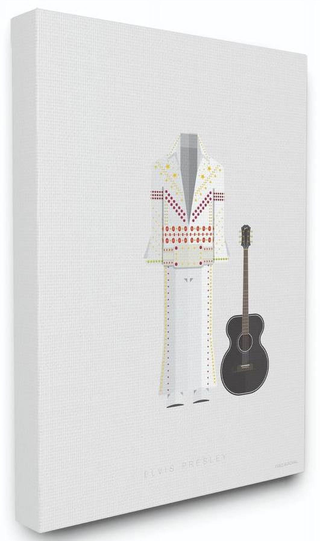 Stupell Industries Elvis Famous People Characters Fashion Design Canvas Wall Art by Fred Birchal