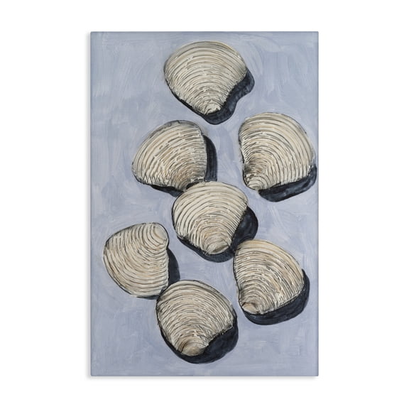 Stupell Industries Embellished Shells Collection Canvas Wall Art design by Michael Willett, 24 x 16