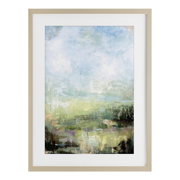 Stupell Industries Emerald Coast Landscape Birch Framed Print Under Glass design by Wani Pasion, 23 x 17