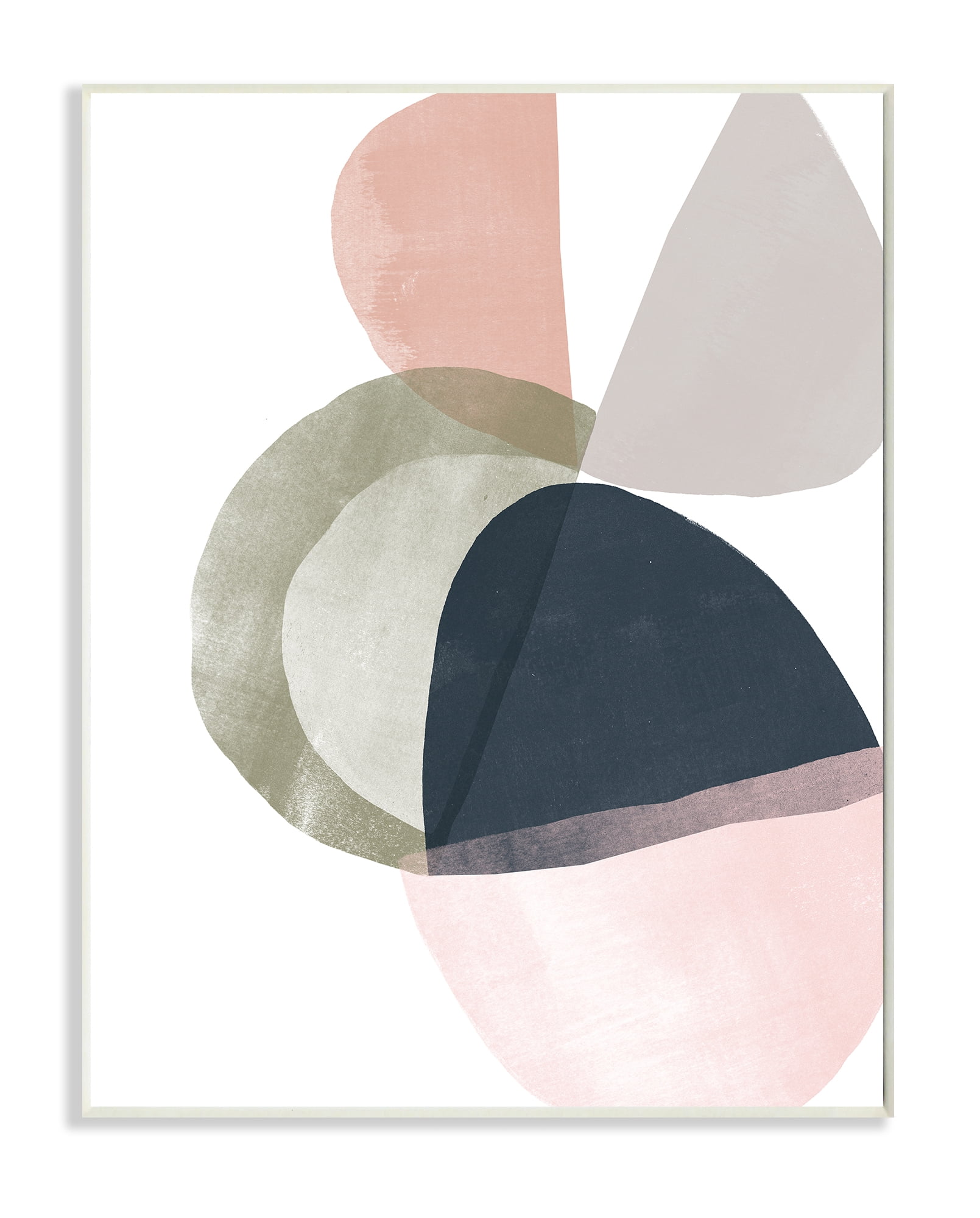 Stupell Industries Encapsulated Abstraction Organic Blue Green Pink Wall Plaque, 10 x 15, Design by June Erica Vess