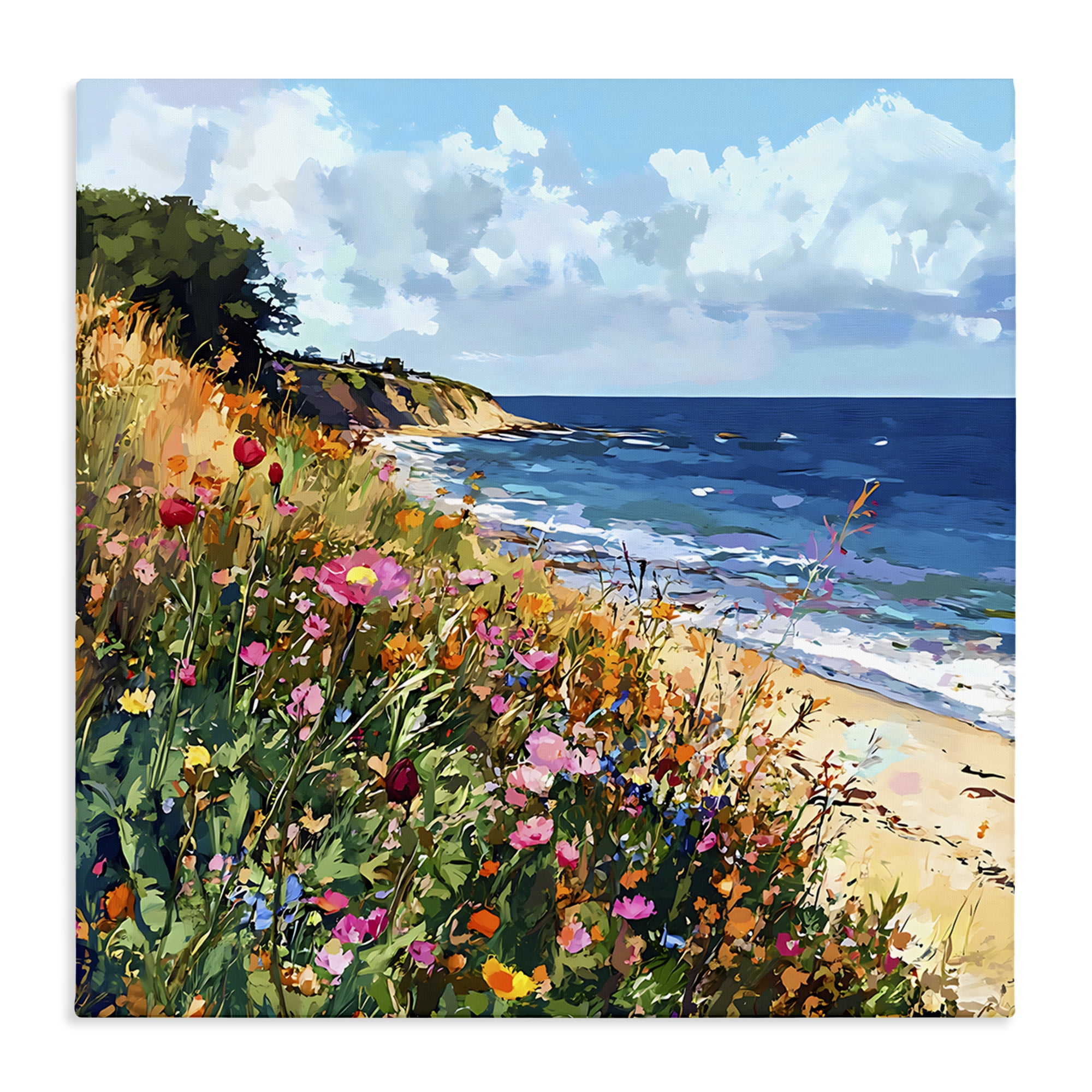 Stupell Industries Enchanted Oceanside Meadow Canvas Wall Art, design by Creative Studio