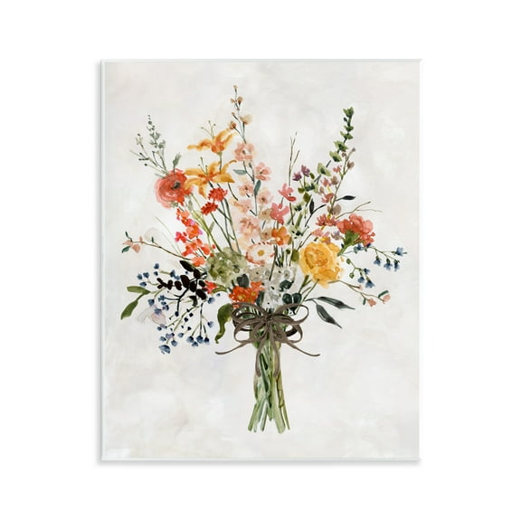 Stupell Industries Enchanting Floral Bouquet Botanical & Floral Painting Unframed Art Print Wall Art, 11 x 14