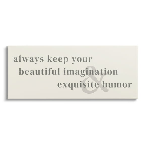 Stupell Industries Encouraging Typography Quote Vintage Weathered Text Graphic Art Gallery Wrapped Canvas Print Wall Art, Design by Daphne Polselli