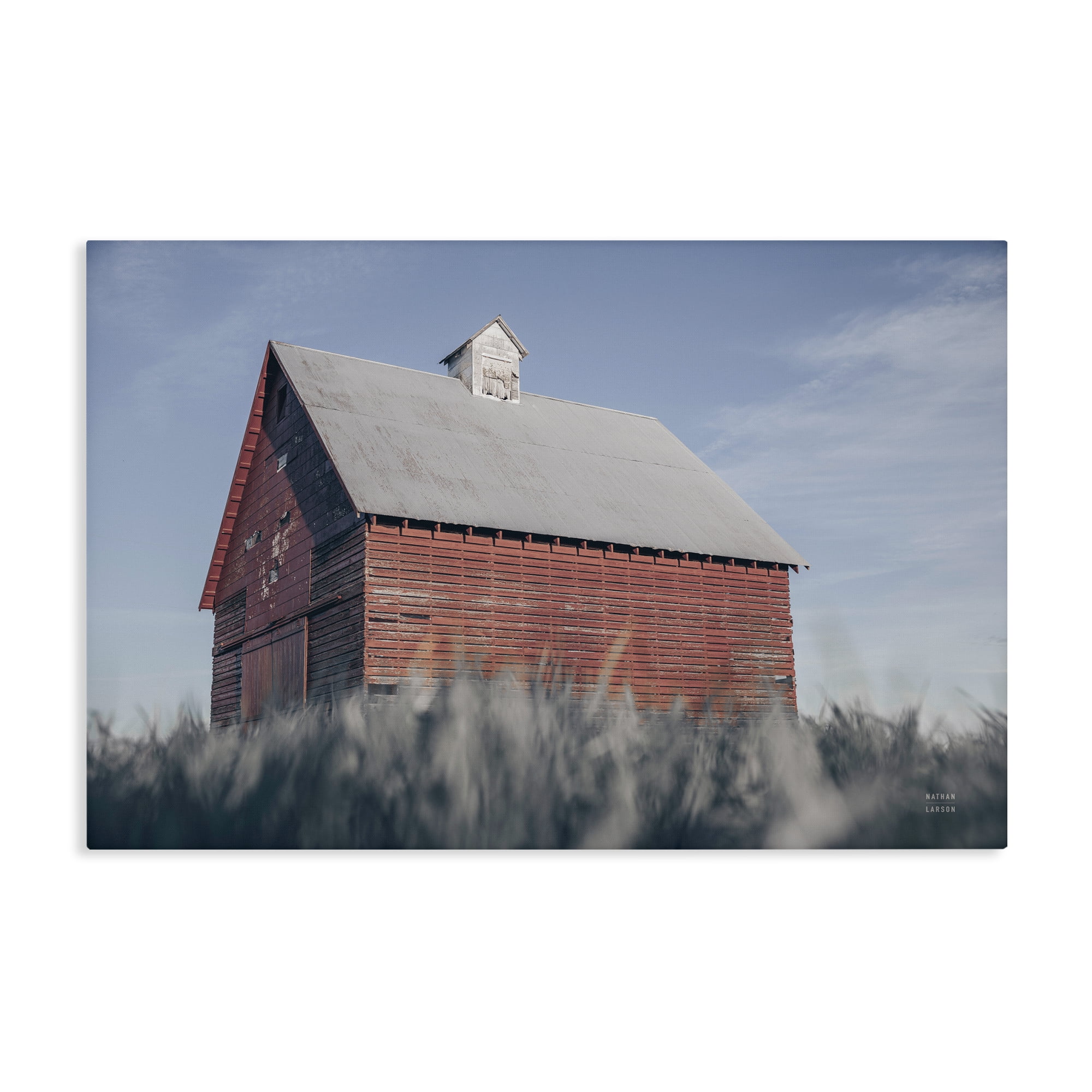 Stupell Industries End Of The Field Cottage Canvas Wall Art, design by Nathan Larson