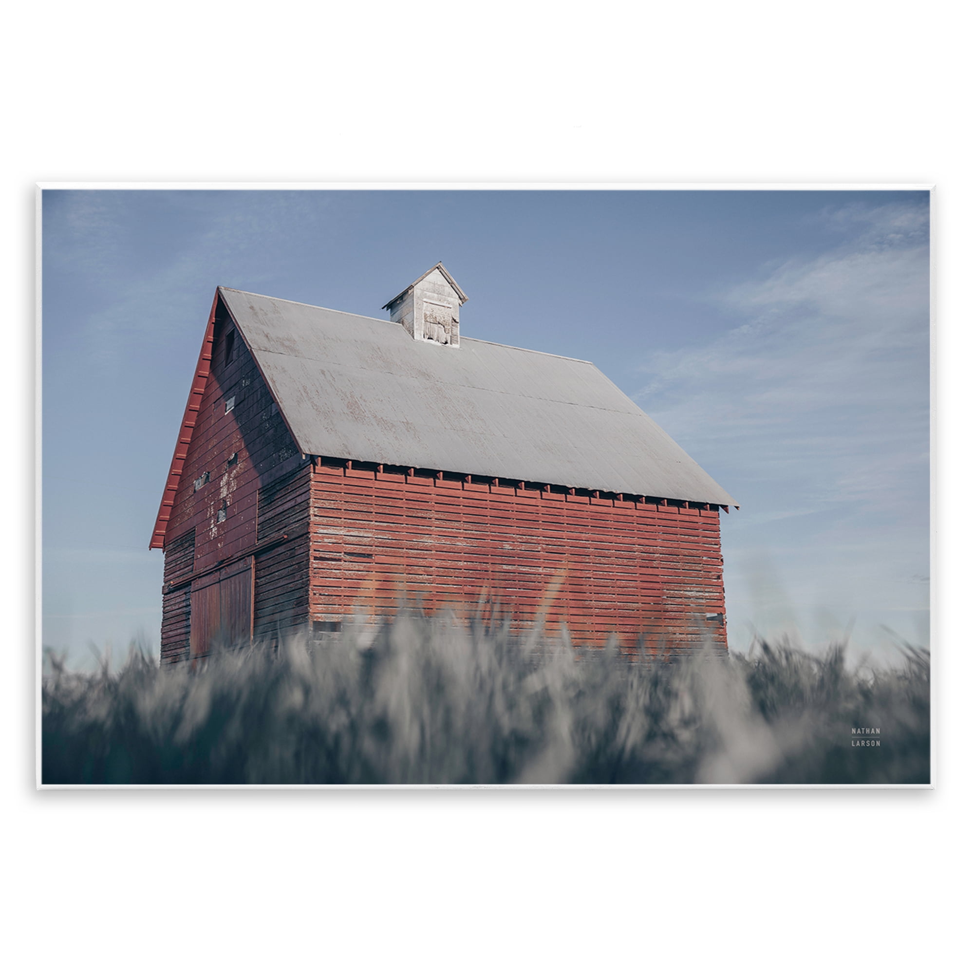 Stupell Industries End Of The Field Cottage Wall Plaque Art, design by Nathan Larson