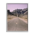 thumbnail image 1 of Stupell Industries Endless Desert Canyon Road Purple Sky Photograph Gray Framed Art Print Wall Art, Design by Nathan Larson, 1 of 7