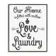 thumbnail image 1 of Stupell Industries Endless Love & Laundry Typography Painting Black Framed Art Print Wall Art, 16 x 20, 1 of 10