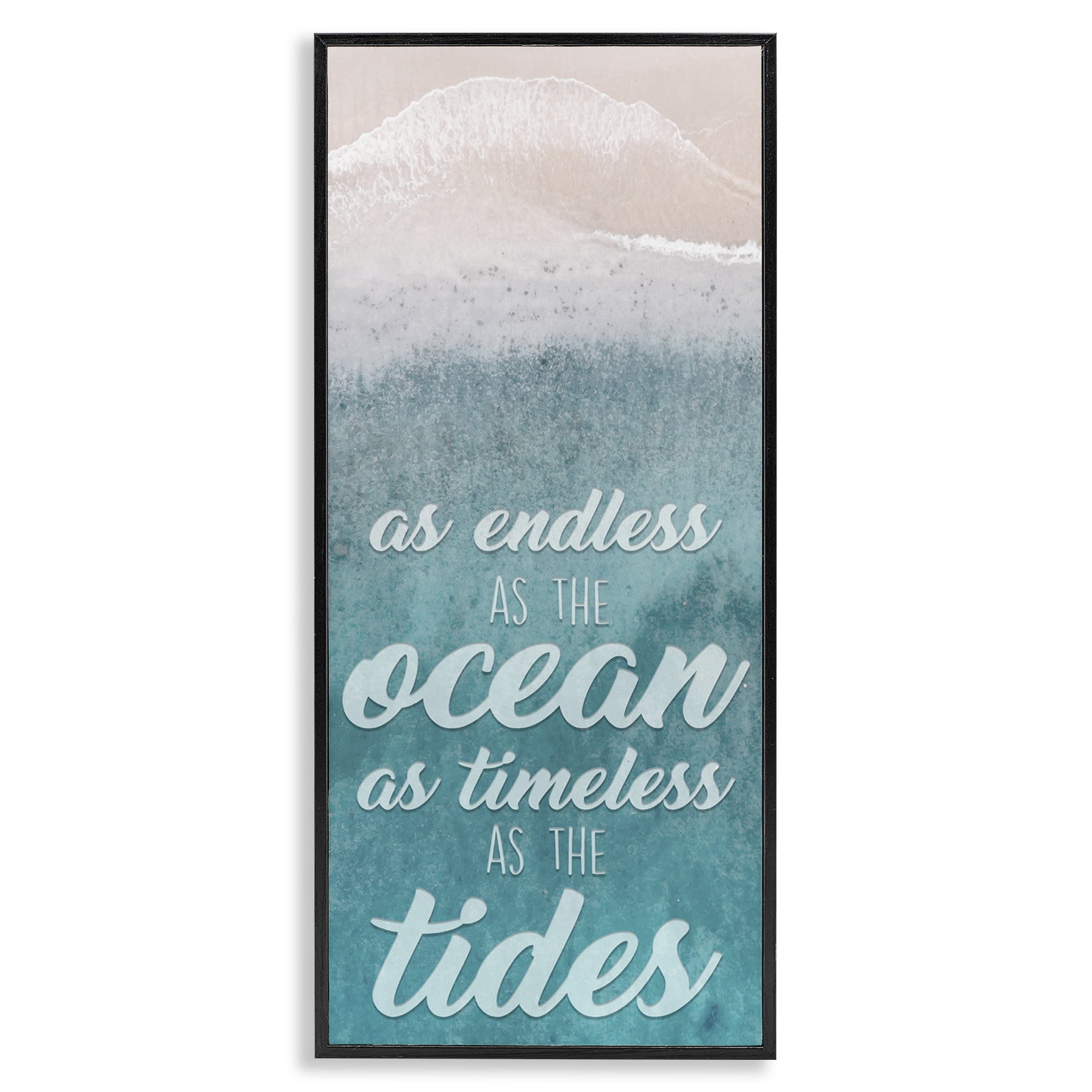 Stupell Industries Endless Ocean Timeless Tides Black Framed Giclee Art, design by Marcus Prime