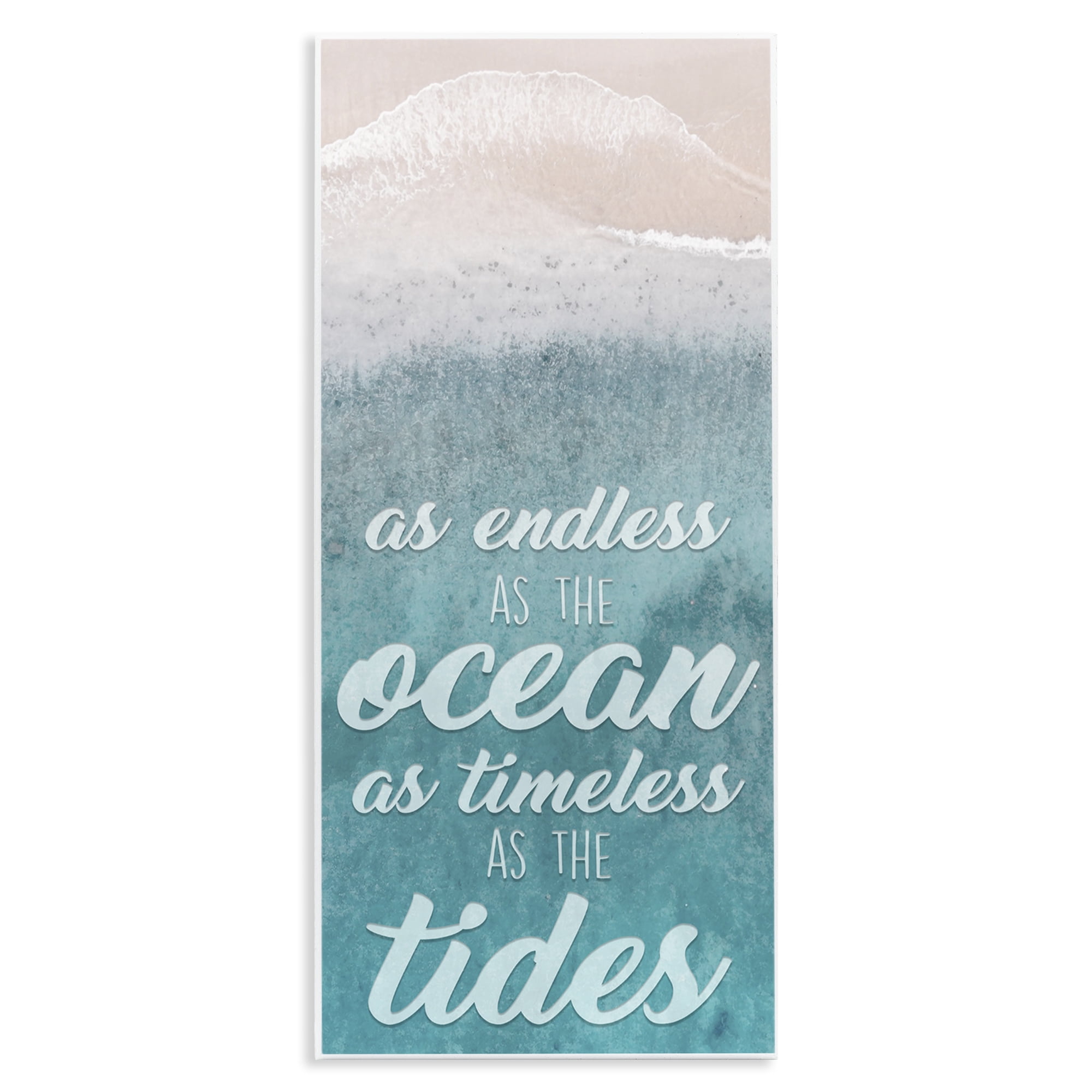 Stupell Industries Endless Ocean Timeless Tides Wall Plaque Art, design by Marcus Prime