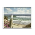 thumbnail image 1 of Stupell Industries Endless Seas Beach Seagulls Coastal Painting White Framed Art Print Wall Art, 1 of 5