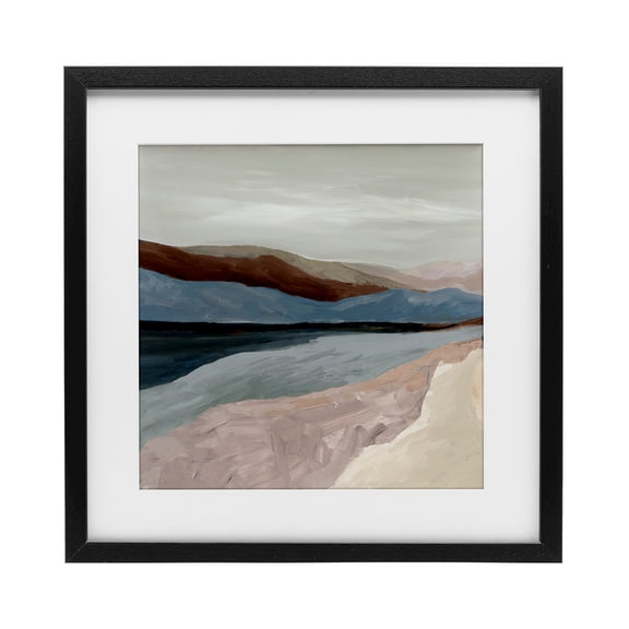 Stupell Industries Endless West Landscape Black Framed Print Under Glass design by Jacob Q, 13 x 13