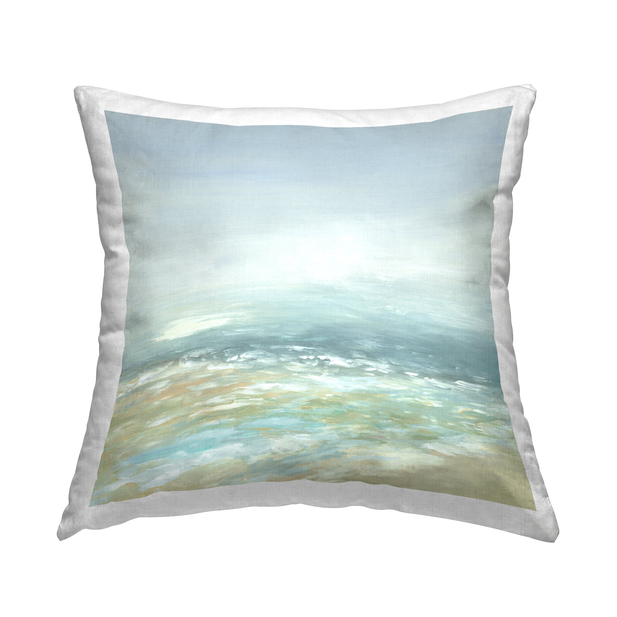 Stupell Industries Energetic Beach Expression Decorative Printed Throw Pillow Design by Jacob Q.