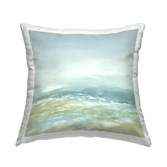 Stupell Industries Energetic Beach Expression Decorative Printed Throw Pillow Design by Jacob Q.