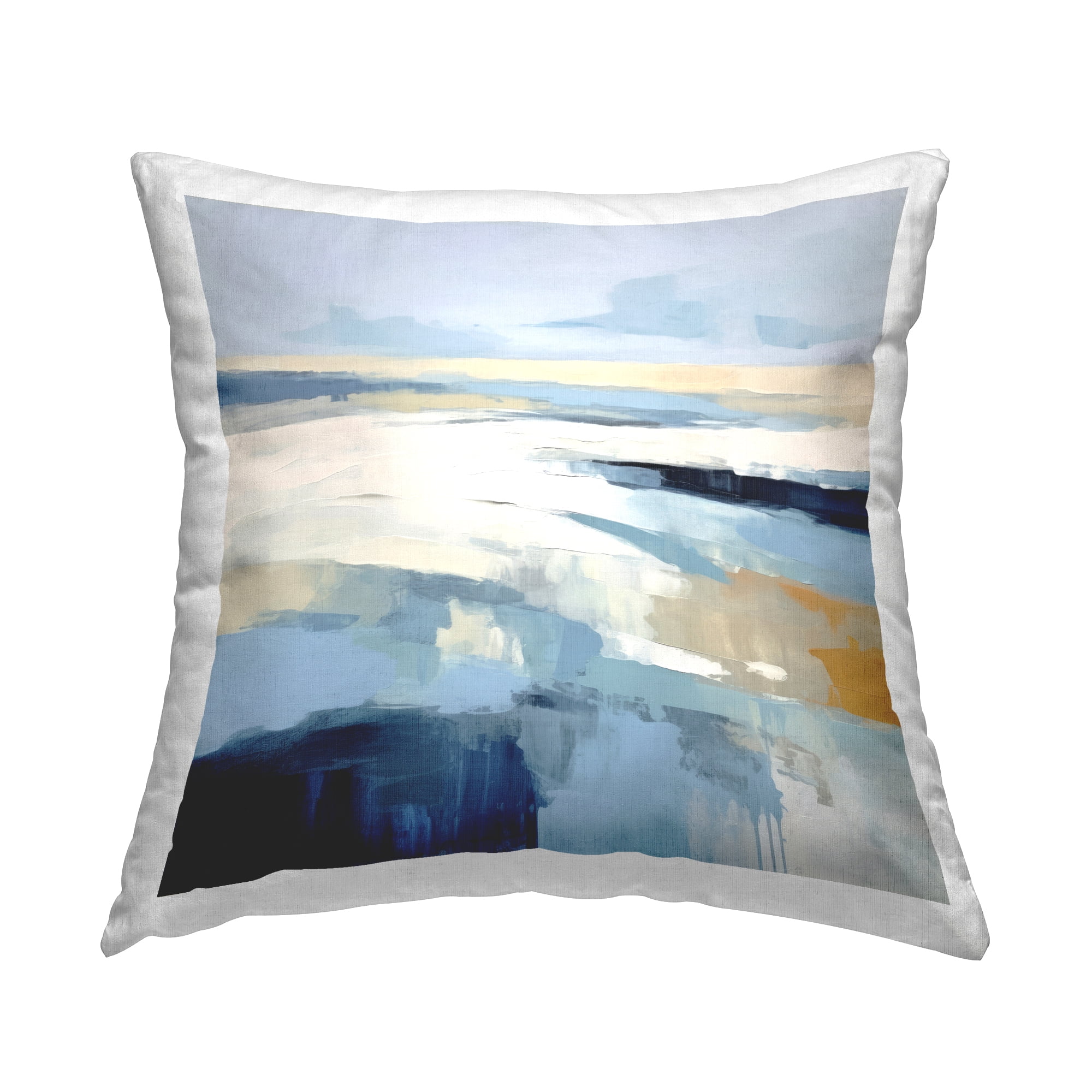 Stupell Industries Energetic Flowing Terrain Decorative Printed Throw Pillow Design by Irena Orlov.