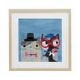 thumbnail image 1 of Stupell Industries English & French Cats Birch Framed Print Under Glass design by Angie Rozelaar, 16 x 16, 1 of 10