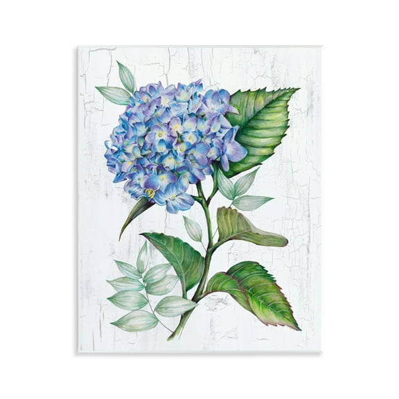 Stupell Industries English Manor Hydrangea Plants & Flowers Painting Unframed Art Print Wall Art, 11 x 14