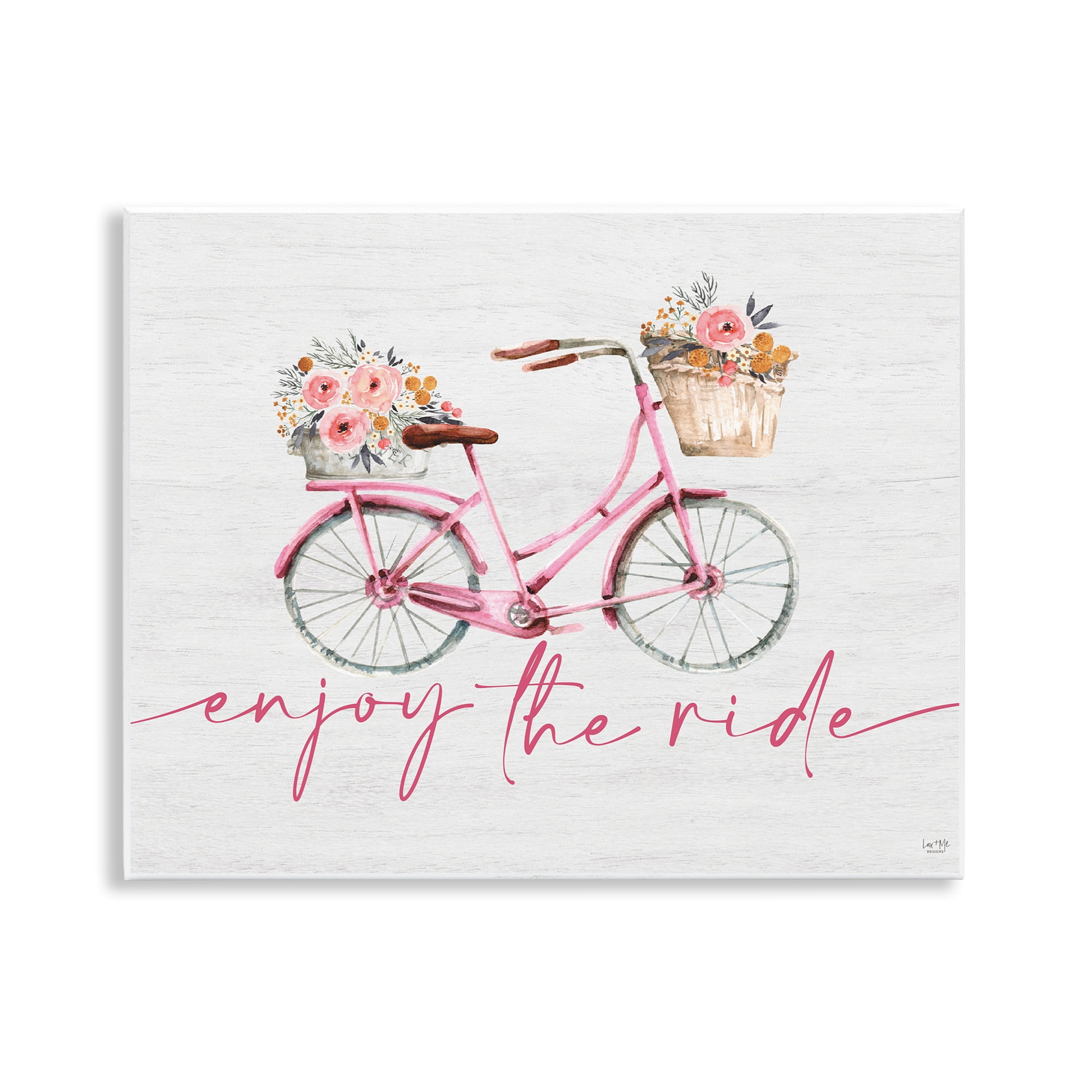 Stupell Industries Enjoy The Ride Bicycle Wall Plaque Art, design by Lux + Me Designs