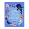 thumbnail image 1 of Stupell Industries Entire Ocean In A Drop Canvas Wall Art design by Glad You're Here Co., 48 x 36, 1 of 7