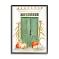 thumbnail image 1 of Stupell Industries Entryway Door Architecture Autumn Harvest Pumpkins Paintings Black Framed Art Print Wall Art, 11x14, by Melissa Hyatt LLC, 1 of 6