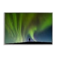 thumbnail image 1 of Stupell Industries Contemporary Envelop Northern Lights Silhouette Gray Framed Giclee Art, 18 x 12, by Shelley Carlisle, 1 of 8