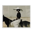 thumbnail image 1 of Stupell Industries Contemporary Equestrian Elegance Silhouette White Framed Giclee Art, 30 x 24, by Svetlana Aleynikova, 1 of 8