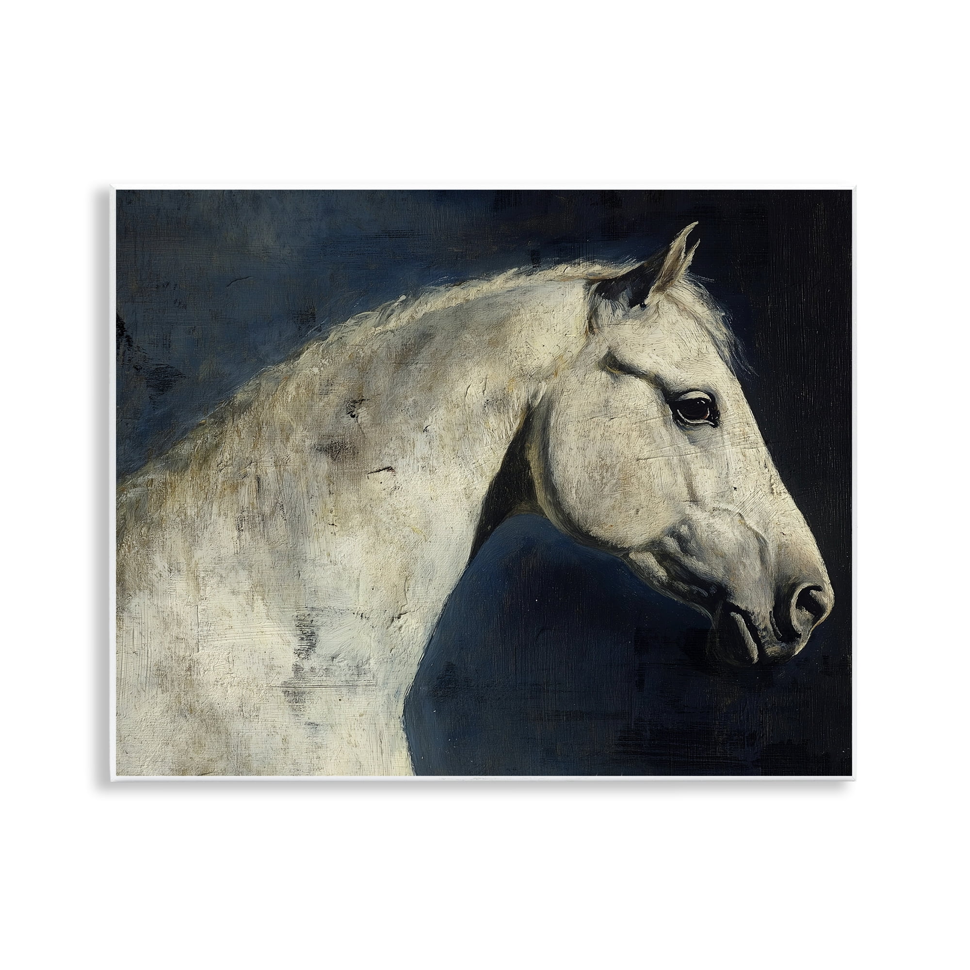 Stupell Industries Equine On The Blue Night Wall Plaque Art, design by Svetlana Aleynikova