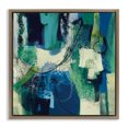 thumbnail image 1 of Stupell Industries Contemporary Essenza Cool Tone Abstract Brown Floating Frame Canvas Art, 18 x 18, by Maurizio Piovan, 1 of 7