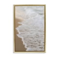 thumbnail image 1 of Stupell Industries Eternal Crest Shoreline Gold Framed Floater Canvas Wall Art design by J:L Design, 25 x 17, 1 of 9