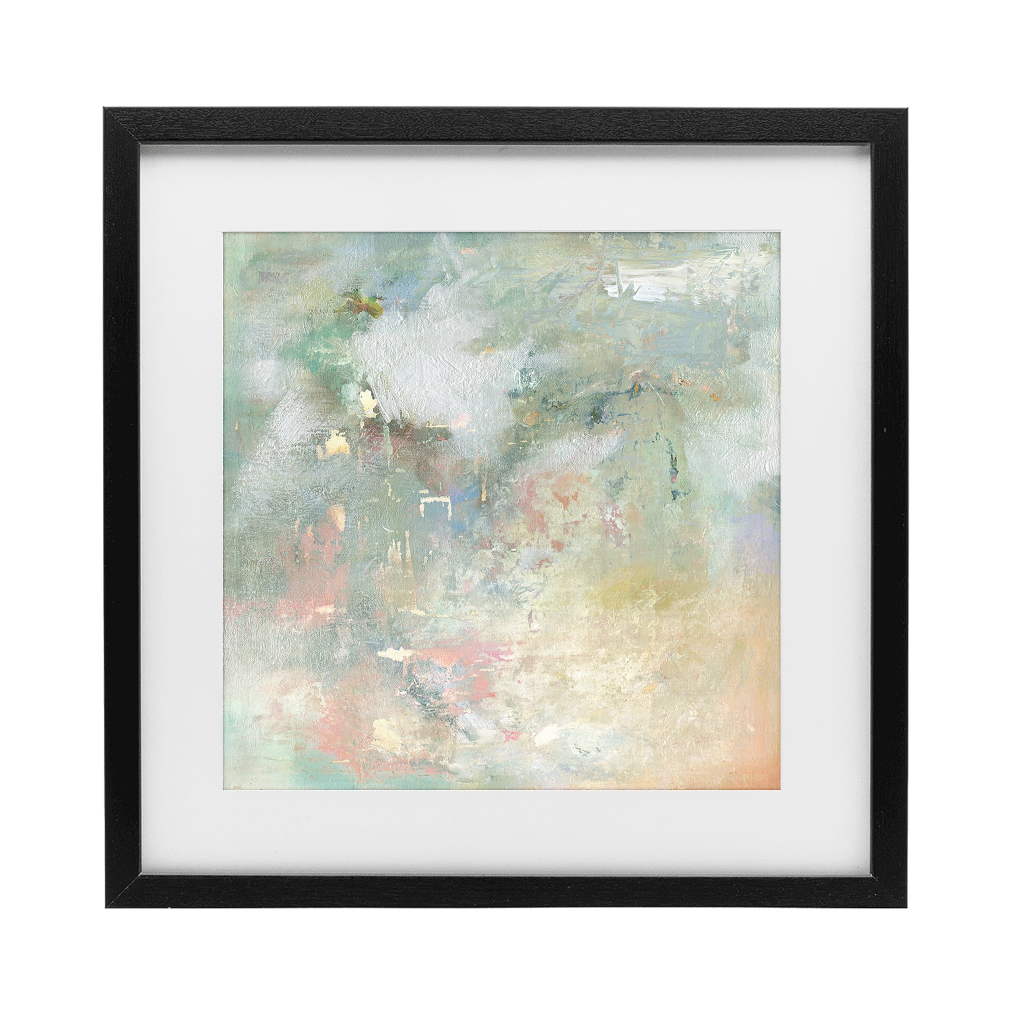 Stupell Industries Ethereal Brushstroke Harmony Black Framed Print Under Glass, design by Carol Robinson