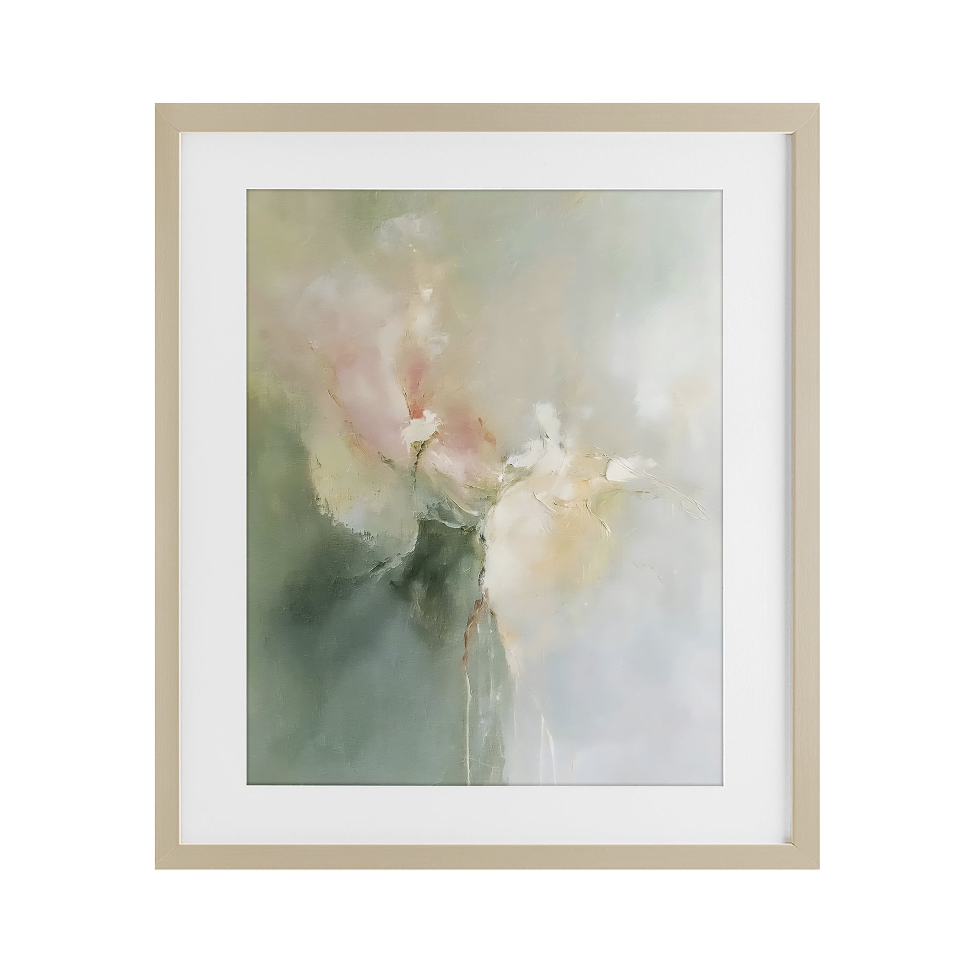 Stupell Industries Ethereal Brushwork Abstraction Birch Framed Print Under Glass, design by Riley B
