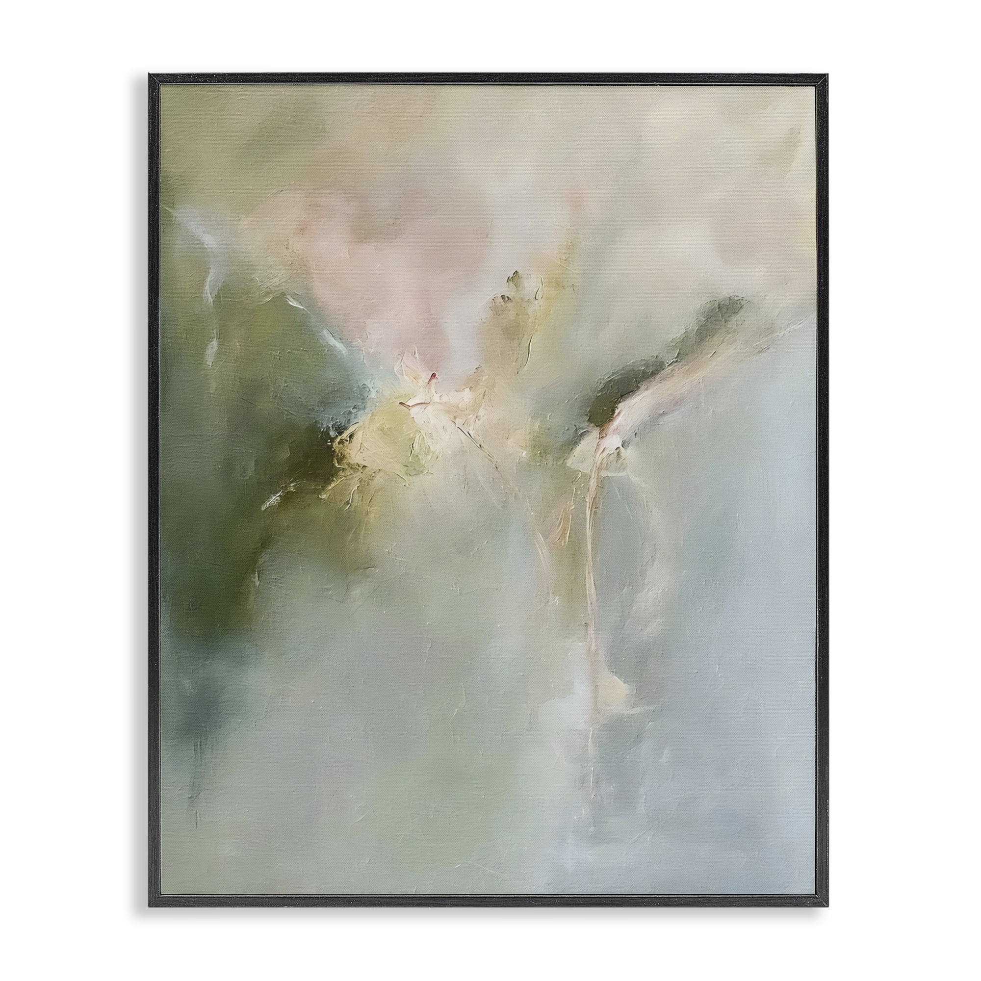 Stupell Industries Ethereal Brushwork Harmony Black Framed Giclee Art, design by Riley B