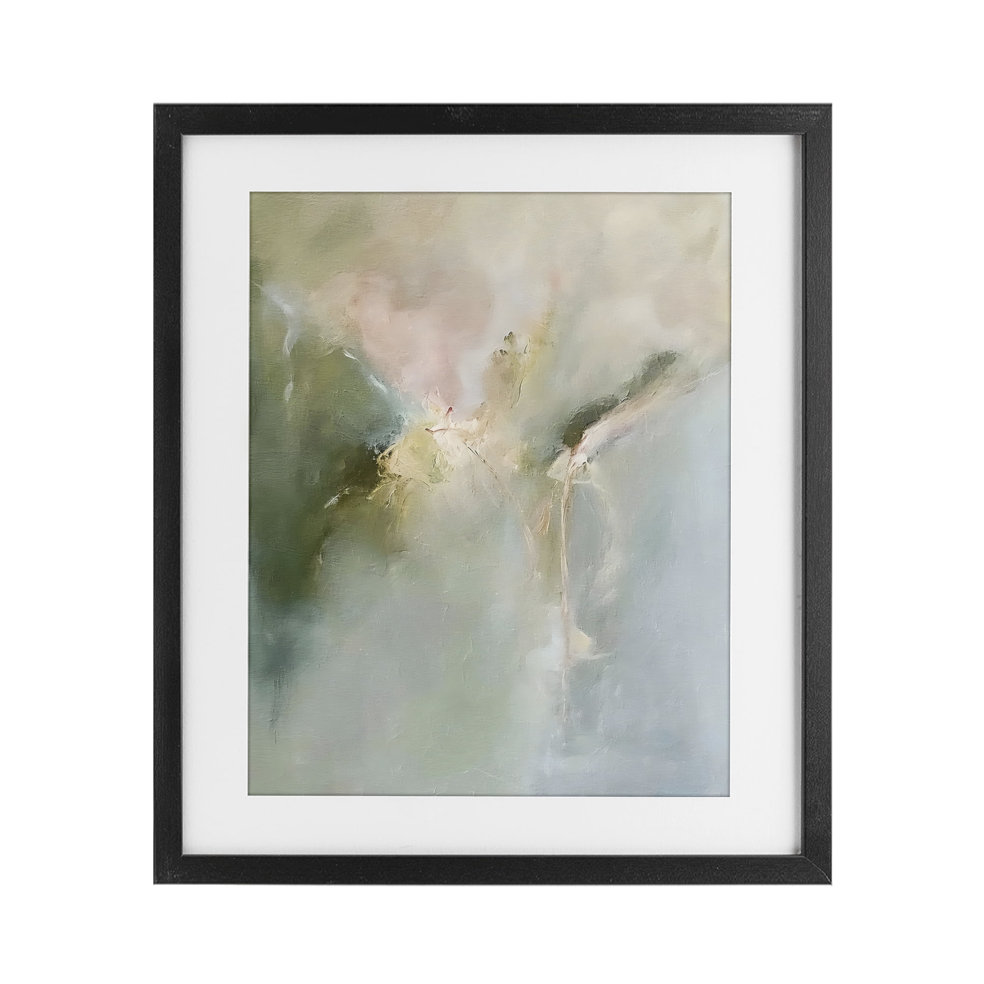 Stupell Industries Ethereal Brushwork Harmony Black Framed Print Under Glass, design by Riley B