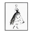 thumbnail image 1 of Stupell Industries Art Deco Ethereal Couture Contour Black Framed Giclee Art, 16 x 20, by Svetlana Aleynikova, 1 of 8